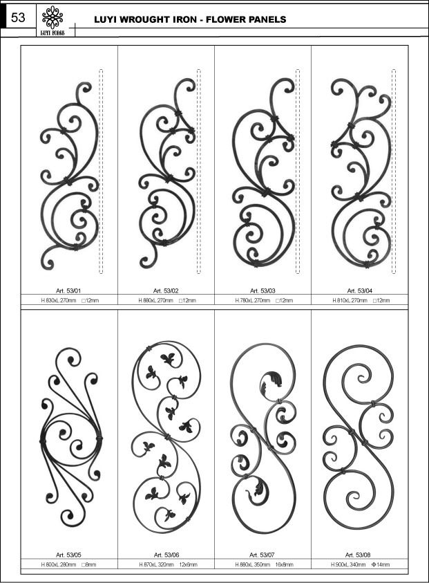 metal scrollwork designs
